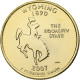 États-Unis, Wyoming, Quarter, 2007, U.S. Mint, Denver, Golden, FDC, Cupronickel - 1999-2009: State Quarters