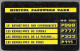 -CARTE- 1980-CARTE -MINITEL PASSWORD CARD-Plastic Epais-BE/RARE - Otros & Sin Clasificación