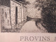 ● Gravure PROVINS 1934 Signature Ewald ? Seine Et Marne - Prenten & Gravure