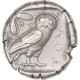 Monnaie, Attique, Tétradrachme, Ca. 460-454 BC, Athènes, TTB+, Argent - Grecques