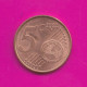 Spain, 2020- 5 Euro Cent- Nickel Brass- Obverse Sagrata Familia. Reverse Denomination- SPL, EF, SUP, VZ- - Espagne