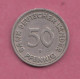 Germany, 1949- Mint Munich- 50 Pfenning - Copper-nickel  . Obverse  A Woman Planting An Oak . Reverse  The Denomination - 50 Pfennig