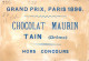 Chromo Du Chocolat Maurin à Tain Dans La Drôme Enfant Dompteur Au Cerceau  Dans La Cage Du Tigre - Other & Unclassified
