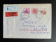 JUGOSLAVIJA YUGOSLAVIA 1987 REGISTERED EXPRESS LETTER LENART V SLOVENSKIH GORICAH TO LJUBLJANA 14-12-1987 EXPRES NUJNO - Covers & Documents