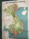 Maps Old-viet Nam Indo-china-carte Economique De L Indochine Francaise Before 1937-1 Pcs Very Rare - Topographische Kaarten