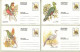 Ciskei 1981, Bird, Birds, Postal Stationery, Eagle, Parrot, Set Of 10v, Pre-Stamped Post Card, MNH** - Aigles & Rapaces Diurnes