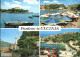 72563170 Ulcinj Strand Meer Boote Ansicht Ulcinj - Montenegro