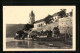 AK Dürnstein /Wachau, Strassenpartie Am Ufer Mit Blick Auf Kirchturm  - Other & Unclassified