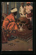 Künstler-AK Sign.Franz Glass: München, Ausstellung 1910, Arabischer Händler  - Exhibitions