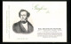 AK Felix Mendelssohn-Bartholdy Im Portrait, Geb. 3.Februar 1806, Gest. 4.November 1847  - Artistes