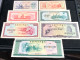 Cambodia Democratic Kampuchea Banknotes 1 Set- 1975- Khome 7 Pcs Au Very Rare - Cambodia