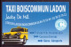 CARTE PUBLICITAIRE TAXI BOISCOMMUN LADON - Cartes De Visite