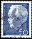 RFA Poste Obl Yv: 407/408 Heinrich Lübke (Beau Cachet Rond) - Used Stamps