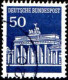 RFA Poste Obl Yv: 368/371A Porte De Brandenburg Berlin (Beau Cachet Rond) - Used Stamps