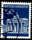 RFA Poste Obl Yv: 368/371A Porte De Brandenburg Berlin (Beau Cachet Rond) - Oblitérés