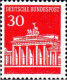 RFA Poste N** Yv: 368/371A Porte De Brandenburg Berlin - Unused Stamps