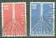 Suisse   595/596 Et  597/601      Ob   TB  Dont Papillon   - Oblitérés