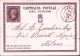 1876-CARTOLINA POSTALE C.10 Viaggiata Varese (20.5) - Stamped Stationery