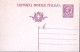 1927-Cartolina Postale Leoni C.15 Viola Su Avorio Nuova - Entiers Postaux