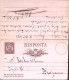 1888-Cartolina Postale RP Umberto C.15+R Mill. 88 Viaggiata Con Parte Risposta P - Ganzsachen