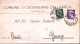 1945-IMPERIALE Lire 1 + IMPERIALE Sopr C.25 Su Piego Desenzano (7.3) - Marcophilie