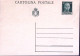 1945-Cartolina Postale Imperiale Senza Fasci C.60 Verde Su Crema Nuova - Ganzsachen