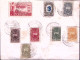 1932-SAN MARINO Pro Croce Rossa Serie Completa 8 Valori Su Busta - Lettres & Documents