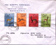 1967-Somalia Gazzelle Serie Completa Su Fdc Viaggiata Via Aerea Per L'Italia - Somalië (1960-...)