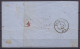 L. Affr. N°15A (fort Décalage Vers Le Bas + Griffe) Lpts 141 Càd GAND /1 AVRIL 1865 Pour TOURNAY (au Dos: Càd TOURNAY) - 1863-1864 Medallions (13/16)