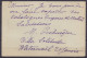 EP CP 10c (N°138) Càd WATERMAEL /21 I (1919) Pour PARIS - Griffe Feston. "PAR AVION" (rare Origine Par Avion) - Cartes Postales 1871-1909