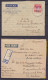 Malaisie - Lot De 13 Courriers (aérogrammes, Recommandé, …) De Malacca, Perak, Karaikudi, Sitiawan, Penang, … Entre 1928 - Andere & Zonder Classificatie