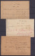Delcampe - Malaisie - Lot De 13 Courriers (aérogrammes, Recommandé, …) De Malacca, Perak, Karaikudi, Sitiawan, Penang, … Entre 1928 - Andere & Zonder Classificatie