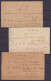 Delcampe - Malaisie - Lot De 13 Courriers (aérogrammes, Recommandé, …) De Malacca, Perak, Karaikudi, Sitiawan, Penang, … Entre 1928 - Sonstige & Ohne Zuordnung