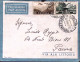 1938-ERITREA Pittorica Lire 2 + POSTA AEREA C.50 Su Busta Via Aerea Addis Abeba  - Eritrea