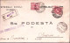 1929-FLOREALE C.75 + LEONI C,10 Su Piego Raccomandato Genova (4.6) - Poststempel