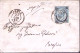 1865-EFFIGIE Sopr C.15/20 III^tipo Su Busta Pavia (23.7) - Marcofilía