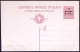 1919-Trentino Intero Postale 10/10 C.rosso Sovrastampa Tipo Bodoni - Trento