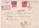 1883-mista Due Re V. Emanuele II C.40 (dentellatura Irregolare) E Umberto C.30 S - Marcophilia
