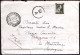 1941-Belgio Lettera Affrancata 75c. Diretta In Italia Con Bollo E Fascetta Di Ce - Brieven En Documenten