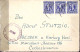 1946-Germania Bizona Lettera Per La Cecoslovacchia Affrancata Striscia 25p.emiss - Lettres & Documents