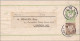 Bayern: 1893: Streifband Von Regensburg Nach London - Postal  Stationery