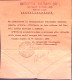 1951-FESTA ALBERI Lire 10+ Italia Lavoro Lire 1 E 2, Su Piego Comunale Castelnov - 1946-60: Marcofilia