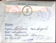 1943-DISTACCAMENTO MARINA VALONA Tondo E Lineare Al Verso Di Biglietto In Franch - Oorlog 1939-45