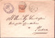 1887-CASTAGNARO C.2 (21.10) Su Busta Affrancata Effigie C.20 - Marcophilia