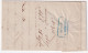 1857-STRADE FERRATE 3 Crazie In Ovale Su Lettera Completo Testo Ann. S.F. Leopol - Non Classés