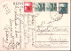 1951-Cartolina Postale Democratica Lire 15 Con Aggiunti Democratica Lire 3 E Cop - 1946-60: Marcophilia