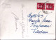 1946-A.M.G.-V.G. Imperiale Coppia Lire 2, Su Cartolina (Trieste Riva 3 Novembre) - Marcophilie