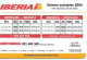 Spain: Prepaid GlobalOne - Iberia Summer Schedule - Autres & Non Classés