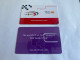 - 5 - Oberthur Card Systems  2 Different Cards - Sonstige & Ohne Zuordnung