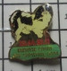 711e Pin's Pins / Beau Et Rare / ANIMAUX / CHIEN NOR ET BLANC ELEVAGE CANIN DES CHRISPHIL DADS - Animaux